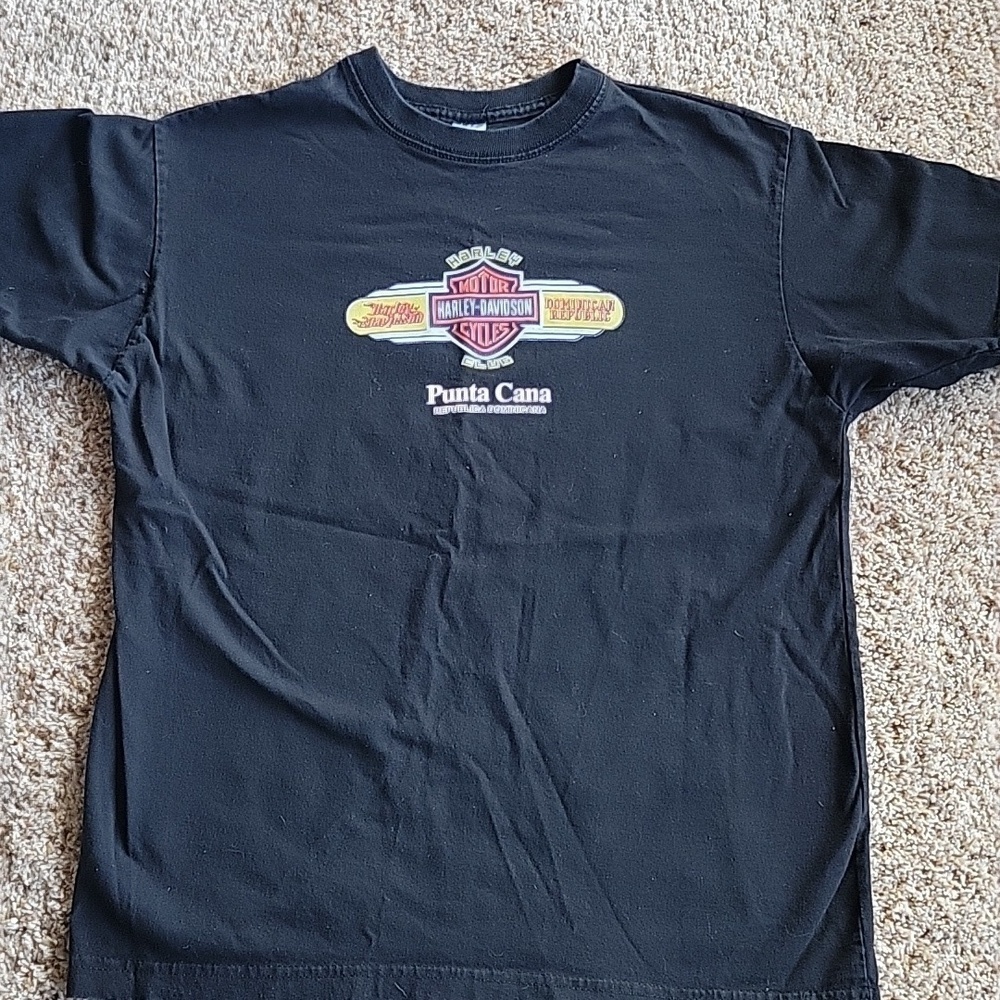 Harley Davidson tshirt, small,  Punta Cana, guc
